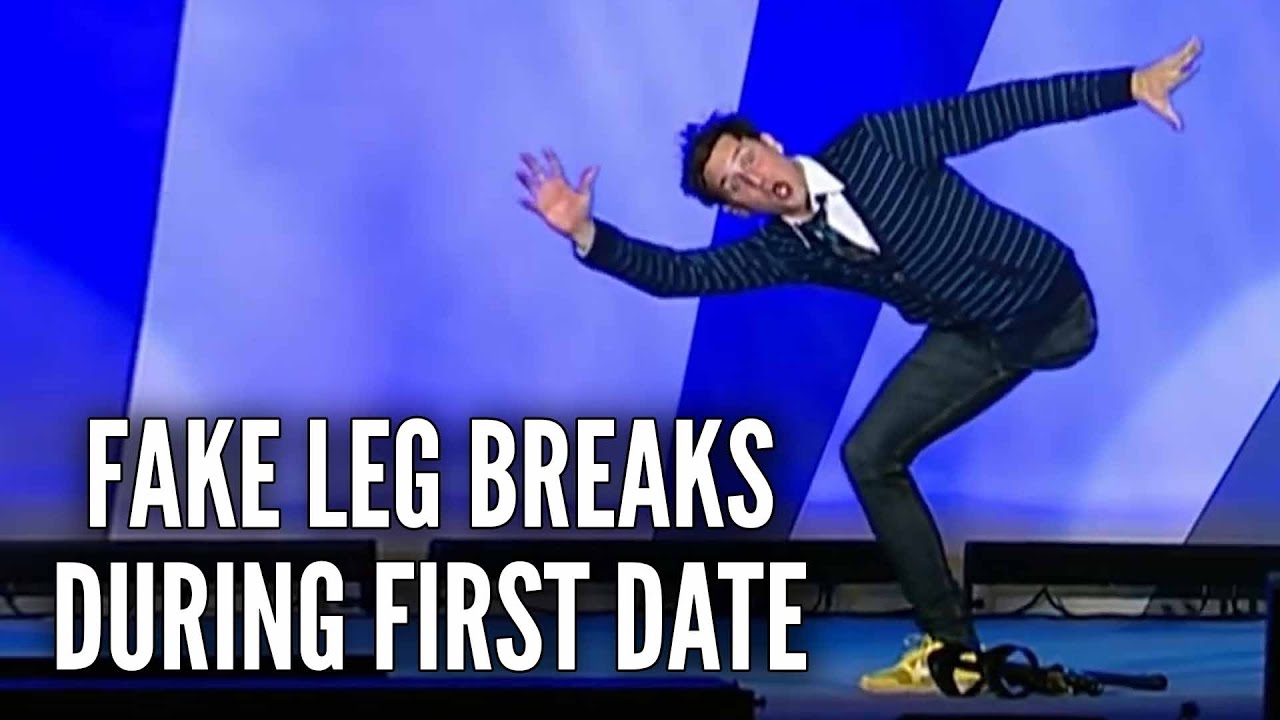 Fake Leg Breaks During First Date | Josh Sundquist Comedy