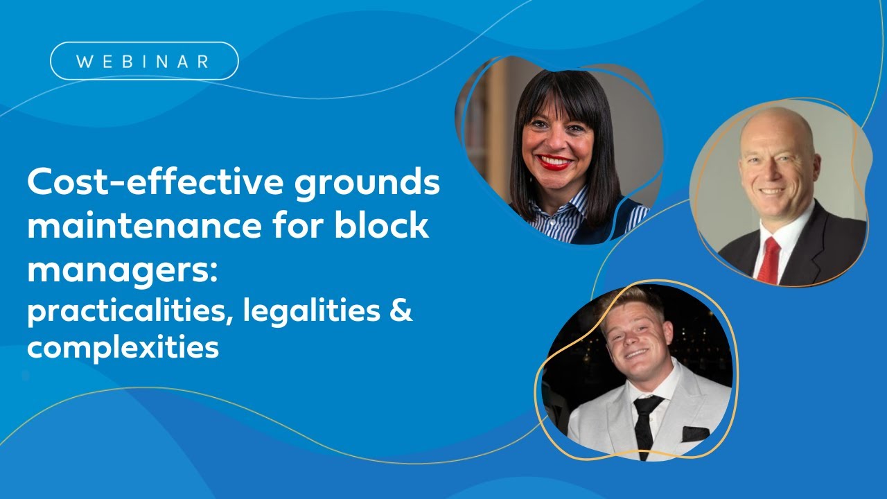 Cost-effective grounds maintenance for block managers - Webinar