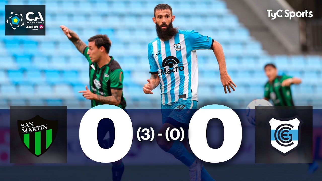 San Martín (SJ) 0 (3) - (0) 0 Gimnasia (J) | Copa Argentina 2025 | 32avos de final