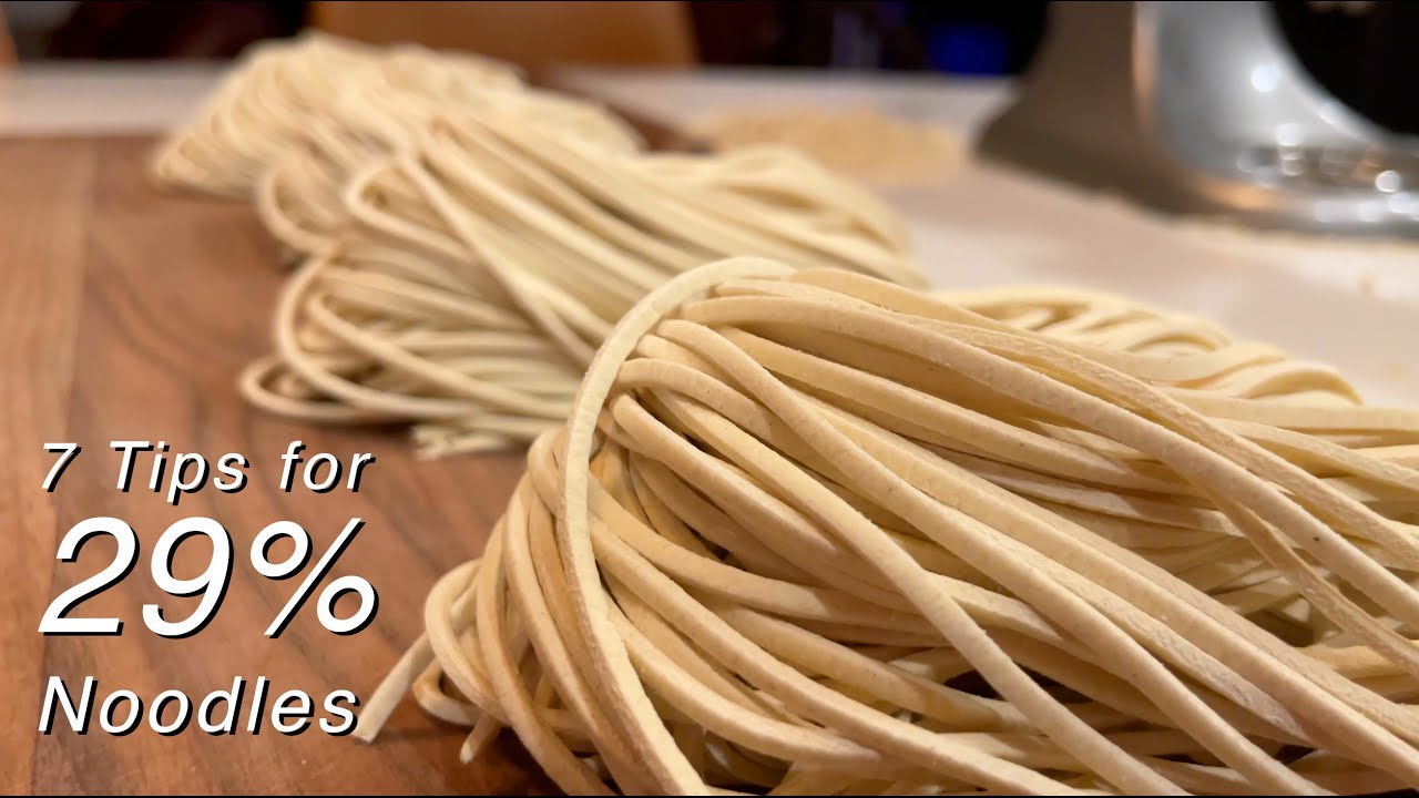 7 Tips for Making Low Hydration Ramen Noodles (at home with a Kitchenaid)