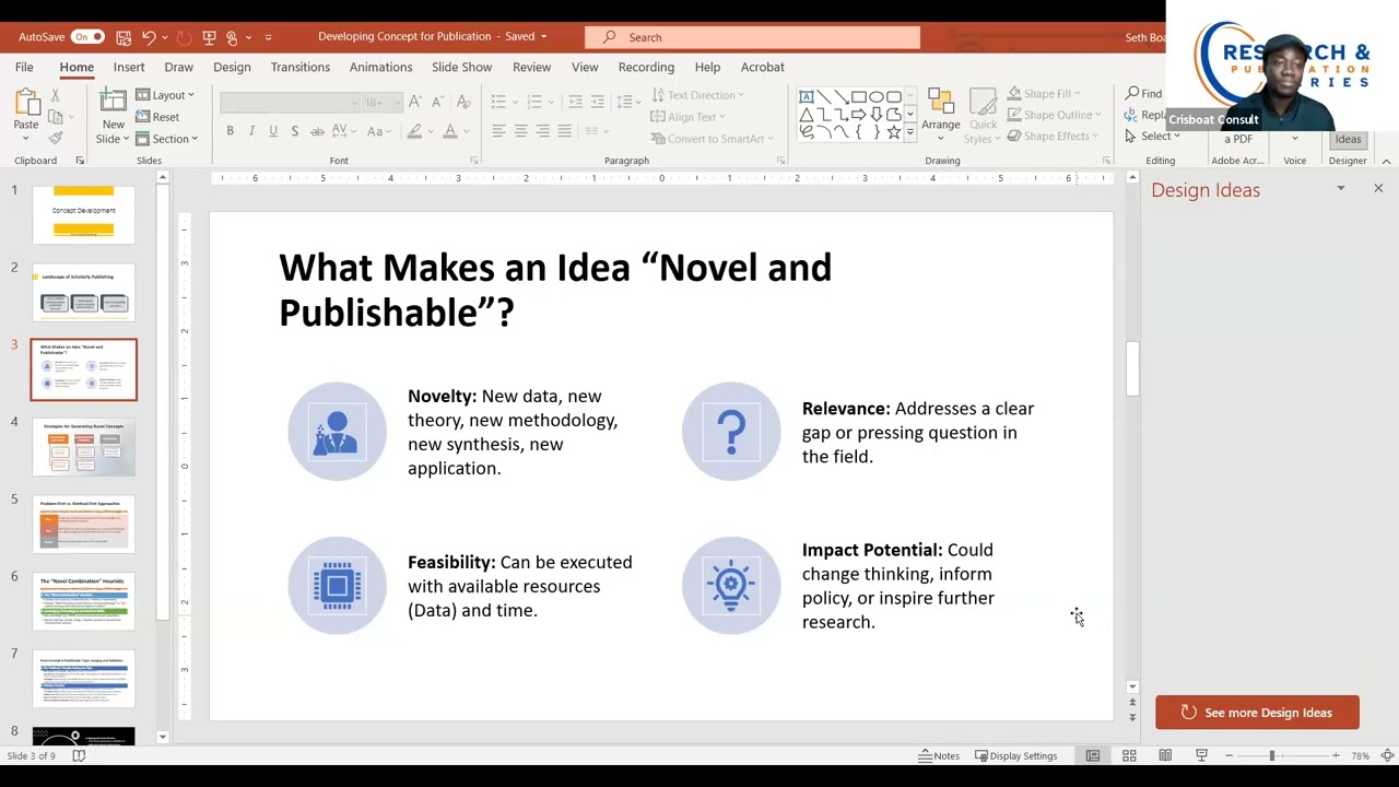 How to Develop a Strong Research Concept (Step by Step)