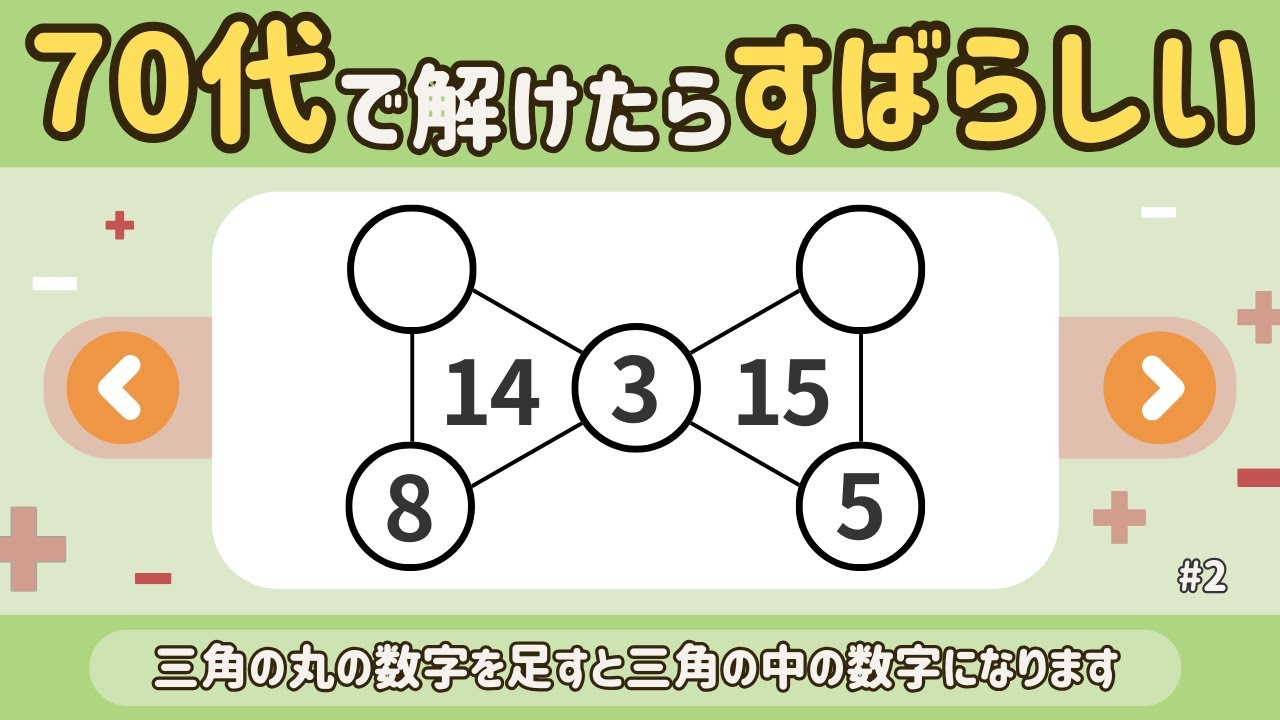 【数字をさがせ】同じ数字を3組見つけよう｜毎日できる簡単脳活クイズ10問｜高齢者にもおすすめ！ #2