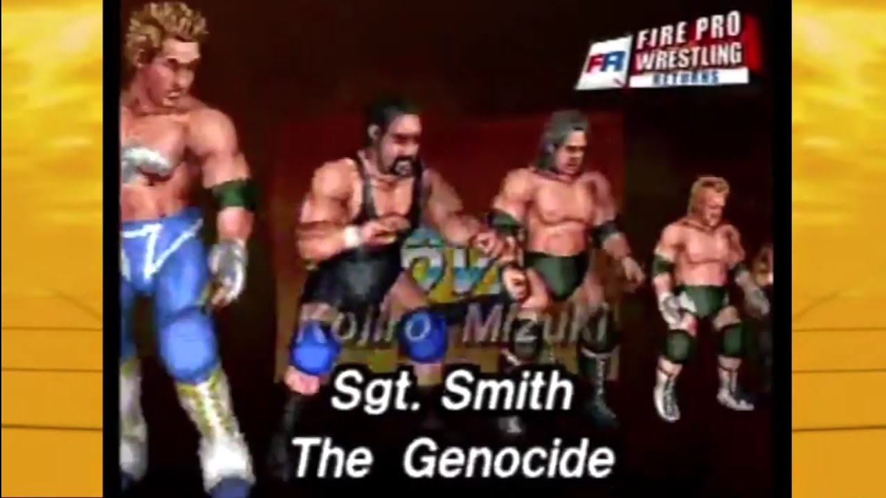 Fire Pro Wrestling Returns - Character Showcase Intro