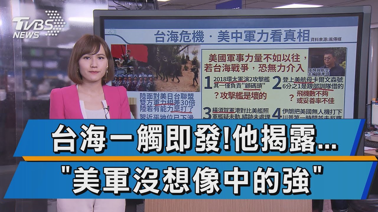 台海情勢升溫! 美中軍武實力看真相...