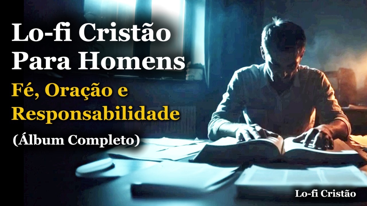 Lo-fi Cristão para Homens 🌙 Fé, Responsabilidade e Oração | Homens em Silêncio (Álbum Completo)