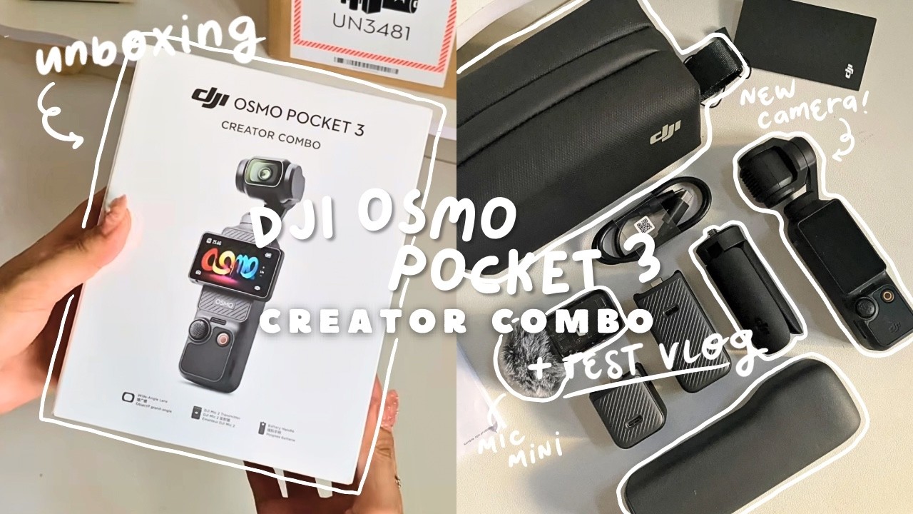 📷 Распаковка и тестирование DJI Osmo Pocket 3 Creator Combo | Дни из моей жизни