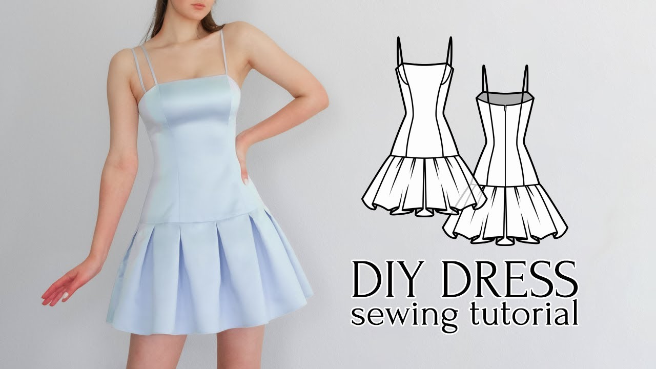 Sewing Tutorial Fitted Mini Dress + Sewing Pattern