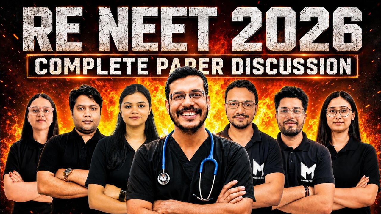 🩺RE-NEET 2026 Complete Paper Discussion LIVE | Complete Analysis + Expected Cut Off | Dr. Anand Mani