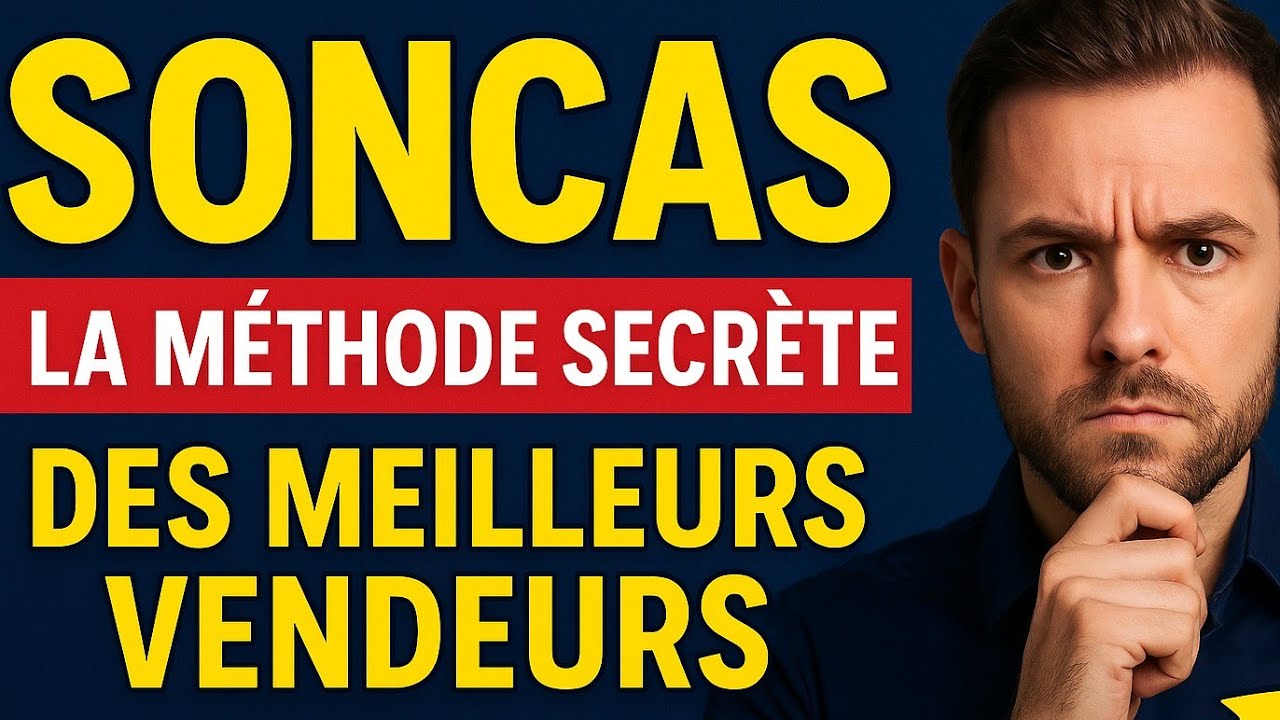 SONCAS : La Méthode Secrète des Meilleurs Vendeurs (à appliquer dès aujourd'hui)