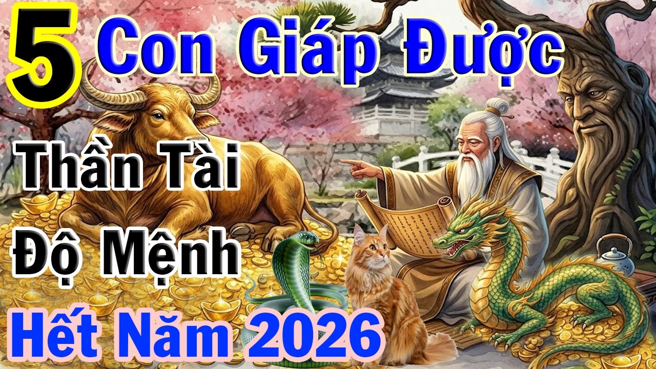 Top 5 con giáp được Thần Phật che chở năm 2026 KHỔ nạn nào cũng qua, bình an suốt năm Bính Ngọ