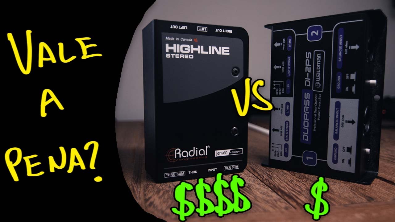 Line Isolator VS Direct Box (DI) - Qual é a Diferença? - Radial Highline Stereo Review