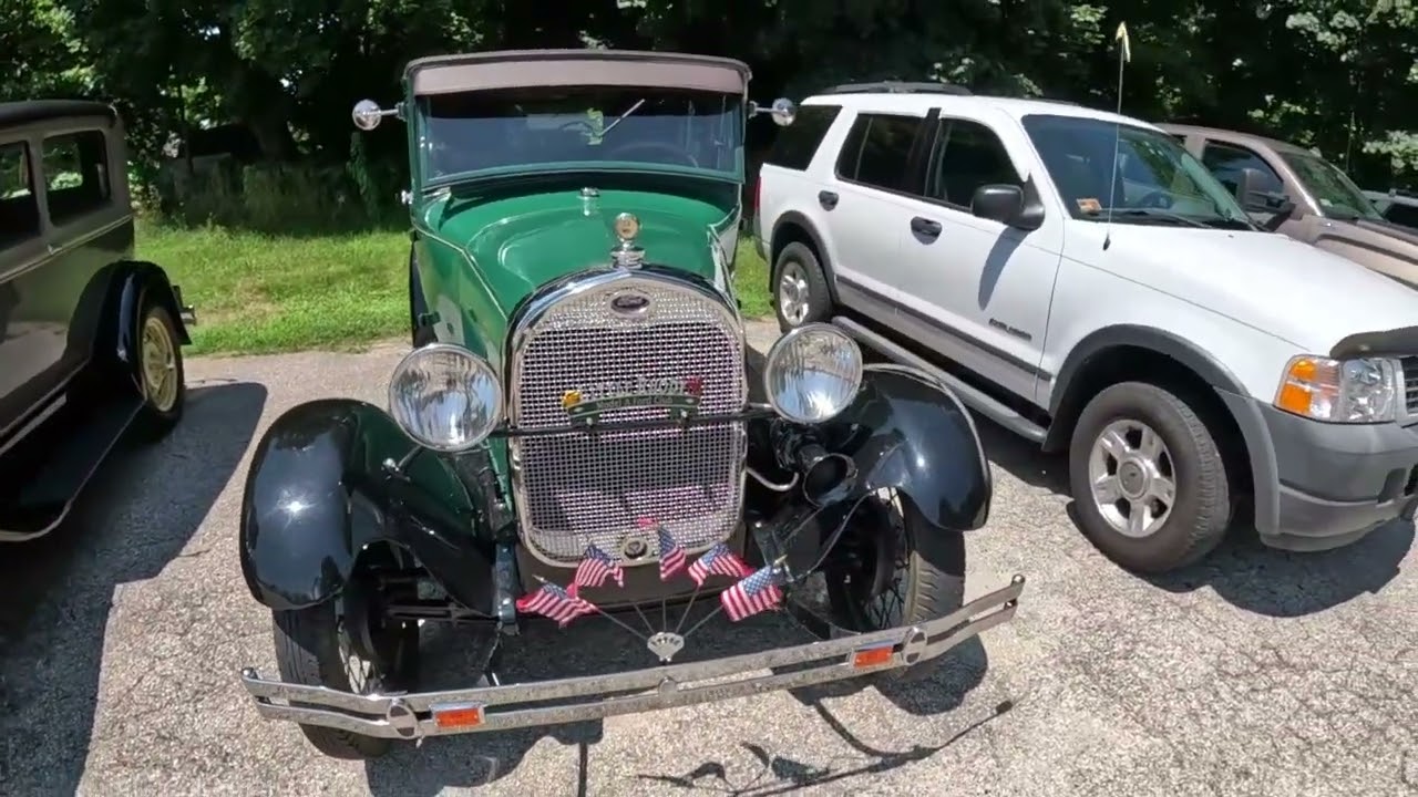 Fisherman Dean and the Little Rhody Model A Club of Rhode Island 2024