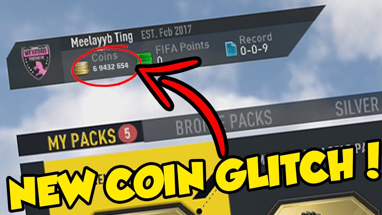 THIS COIN GLITCH IS GAME BREAKING!! ⛔😳 FIFA 17 COIN GLITCH (Fifa 17 unlimited coins tutorial)