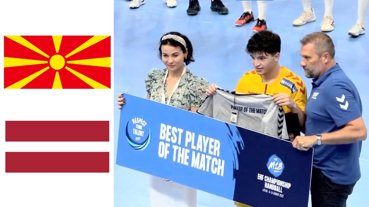 Macedonia vs Latvia 🔥 HIGHLIGHTS 🔥 U-18 EHF EURO2022 2