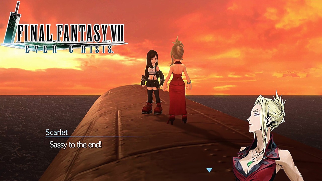 Slap Scene Tifa vs Scarlet - Final Fantasy 7 Ever Crisis