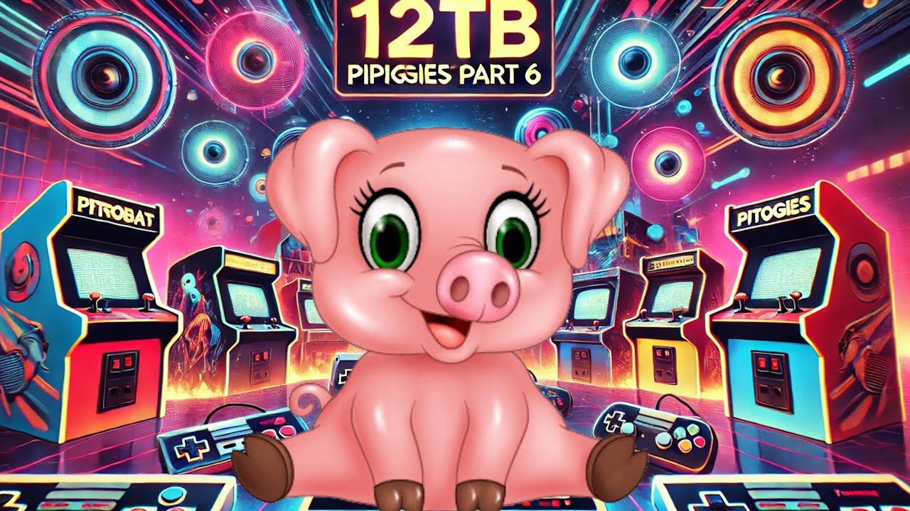 🎮 FULLY LOADED 12TB RETROBAT BUILD 🕹️100% FREE at www.arcadepunks.com from The PiPiggies 🐷 PART 6 🕹️