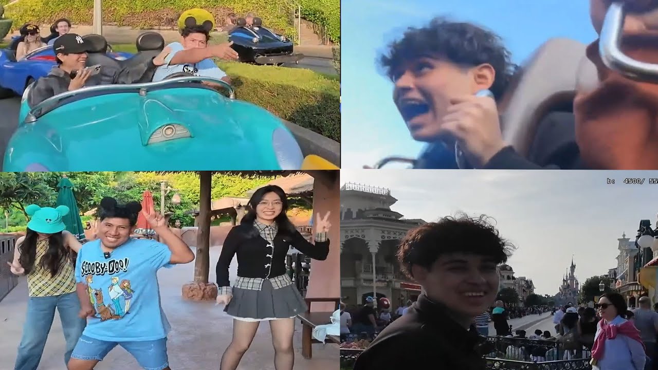 EL PADRE Y SACHA EN DISNEYLAND - MEJORES MOMENTOS :v