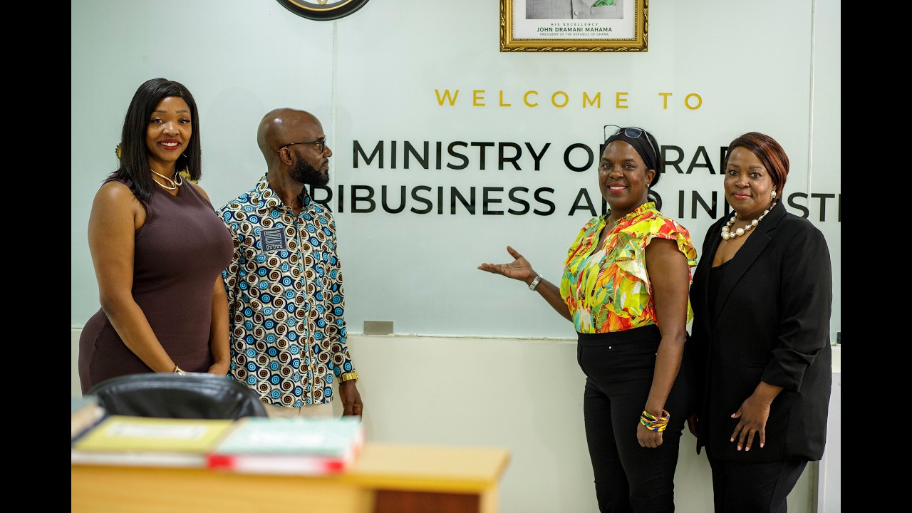 Ghana Tourism Federation and WISDOM TABLE paid a courtesy visit to the Ministry of Trade