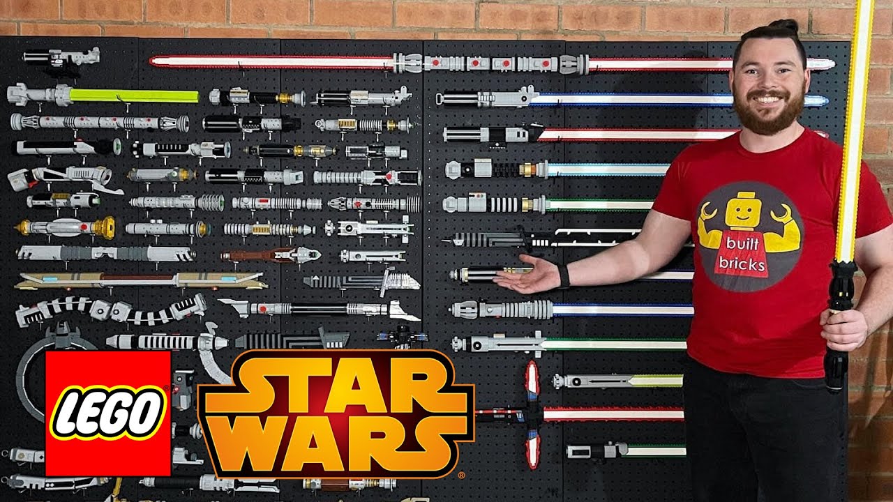 World's Largest LEGO Star Wars Lightsaber Collection!