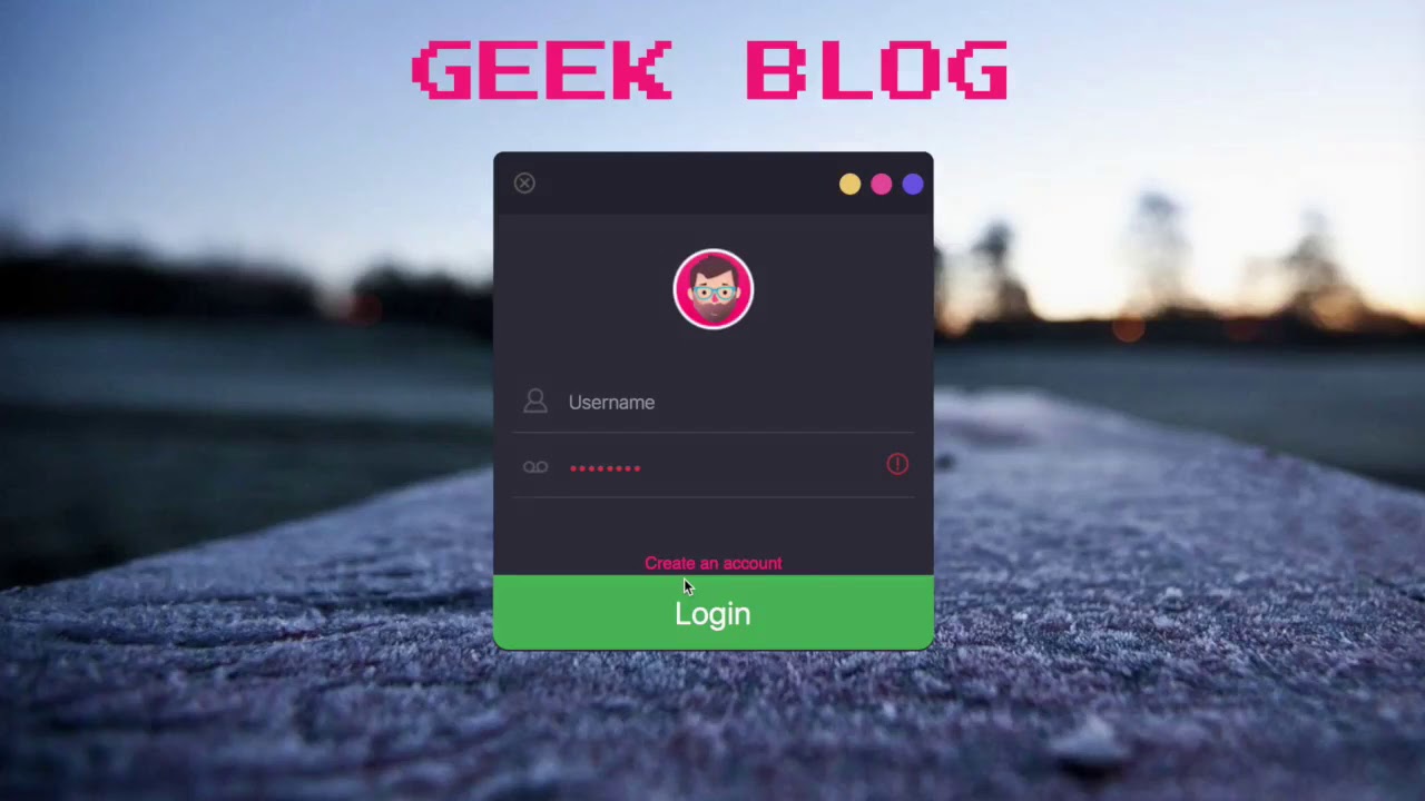 GeekBlog projectVideo