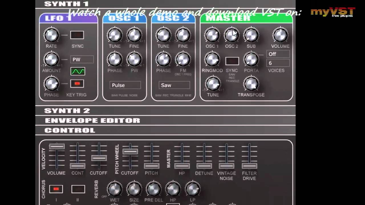 TAL-NoiseMaker - Free VST - myVST Demo