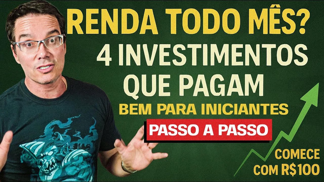 RENDA PASSIVA EM 2025: OS MELHORES INVESTIMENTOS PARA INICIANTES COMEÇAREM DO ZERO