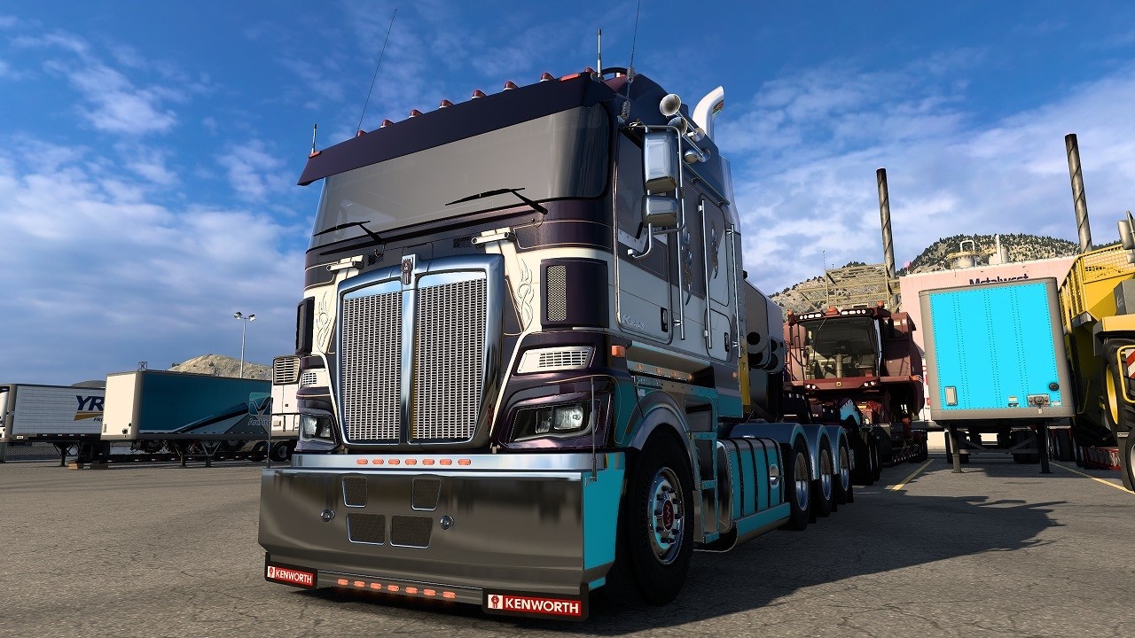 ATS 1.54 KENWORTH K220 Detroit Diesel Series 60 Straight pipe Jake Brake POV Truck Driving｜ATS＃126