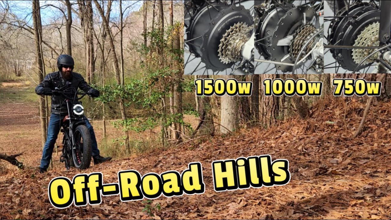 How Much Power for Off Road - Ebike Motors Tested
