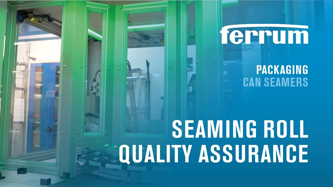 Ferrum Packaging I Seaming Roll Quality Assurance - Automatic Testing machine