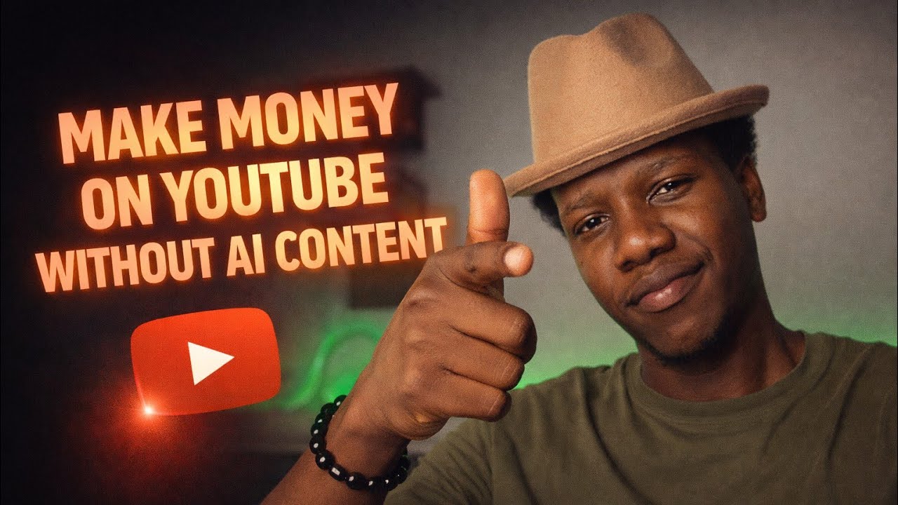 You can make money on YouTube without using ai for your contents 