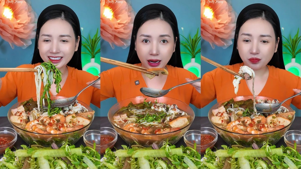Nay Ăn Tô Bún Mắm Siêu Đậm Đà Thơm Đậm Mắm Quá Trời Ngon | SALLY HẠNG