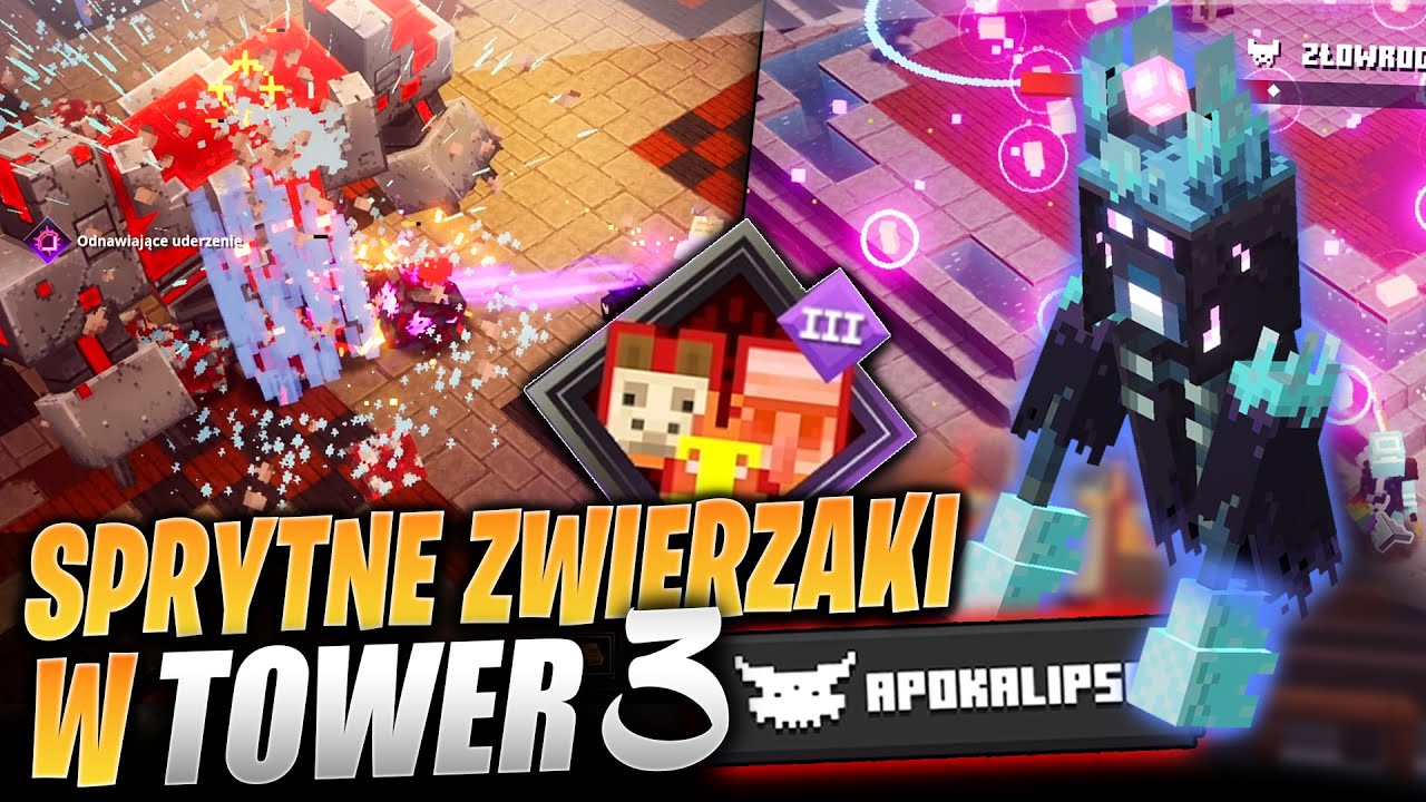 ZESTAW POD ZWIERZAKI na TOWER 3 | Minecraft Dungeons Tower