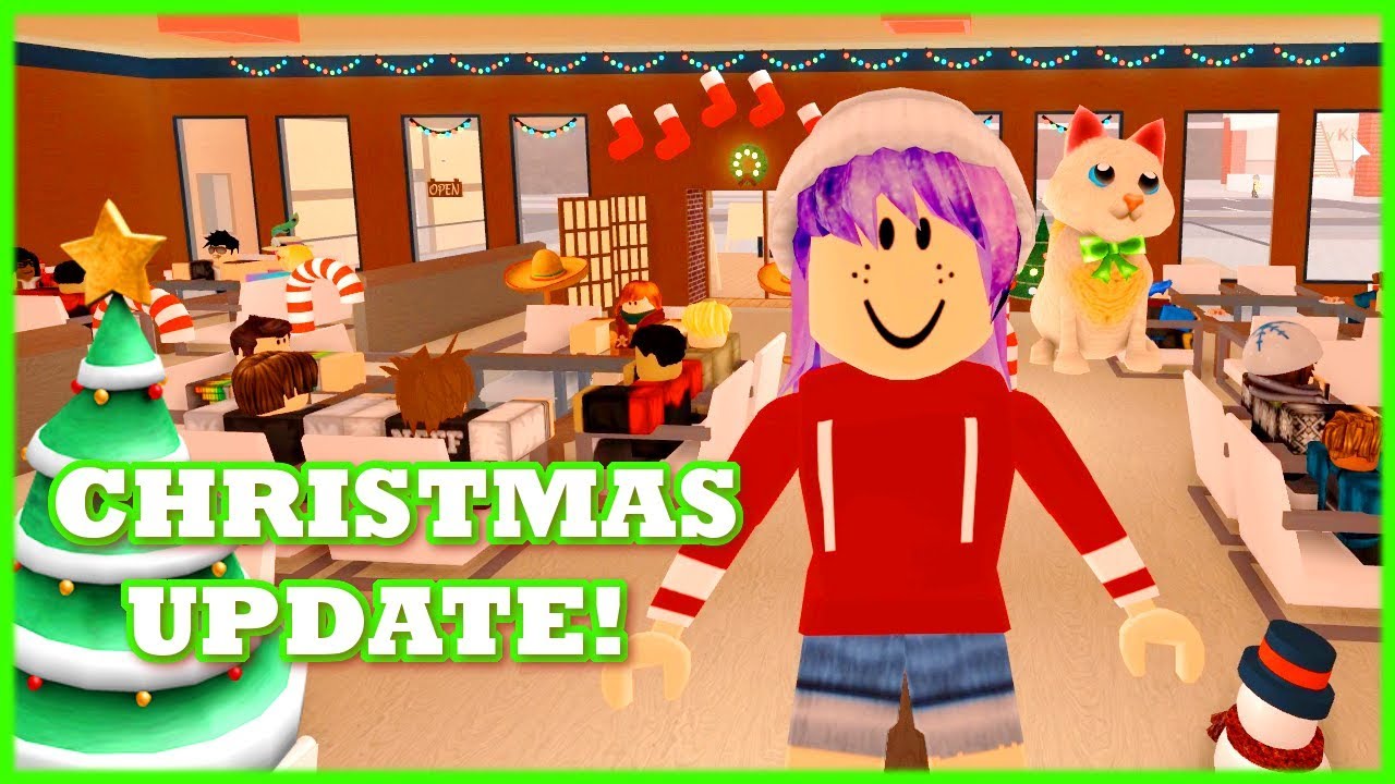 CHRISTMAS UPDATE IN ROBLOX RESTAURANT TYCOON | RADIOJH GAMES