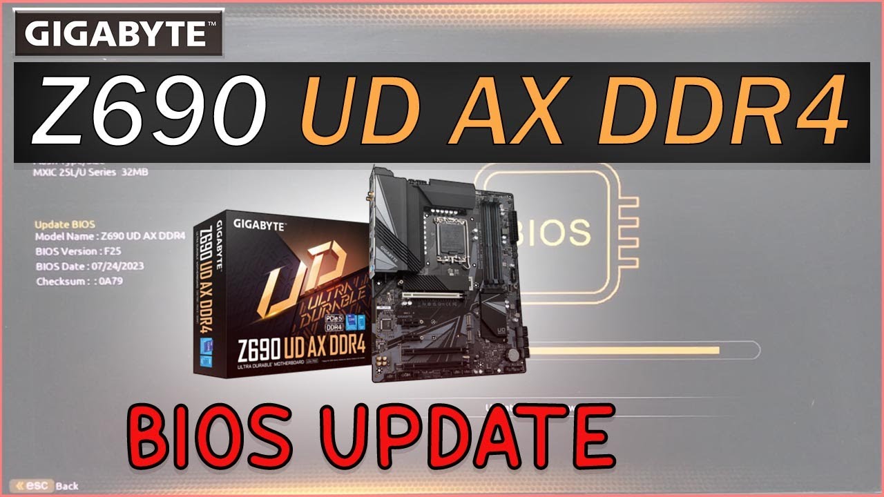 AKTUALIZACJA BIOSU GIGABYTE Z690 UD AX DDR4