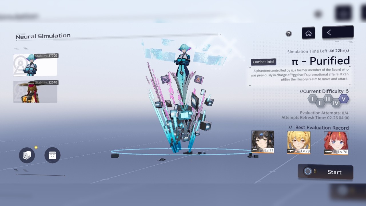 Neural Simulation: pi Purified & Apate [70k] | F2P Weapons Clear | Snowbreak CZ (Mobile) | 1080p60