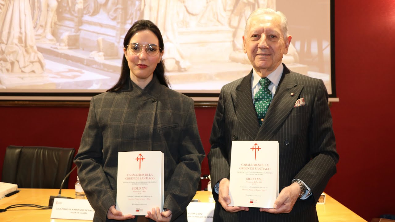 Presentación de la publicación Caballeros de Santiago, Siglo XVI - AHN