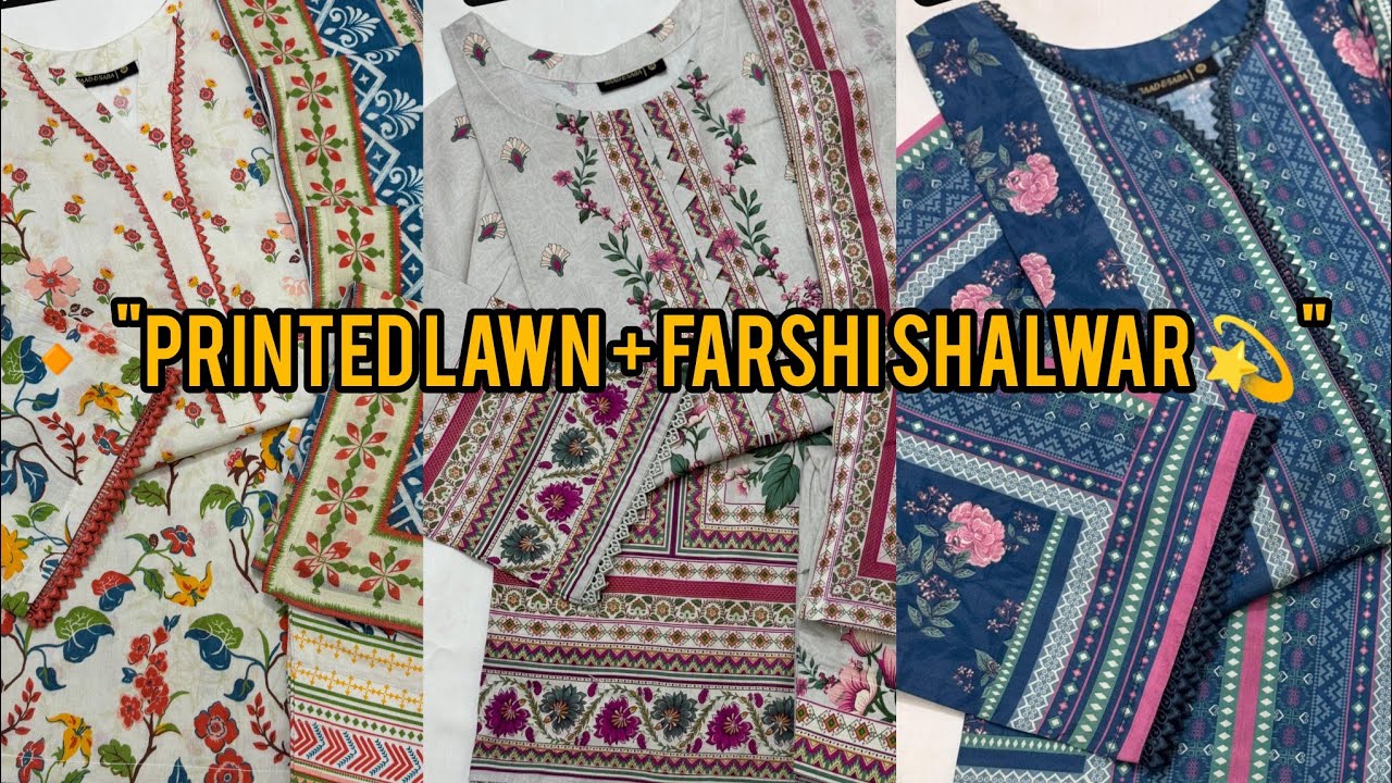 Printed Lawn Dress Design 2025 | Stylish Stitched 3 Piece for Summer