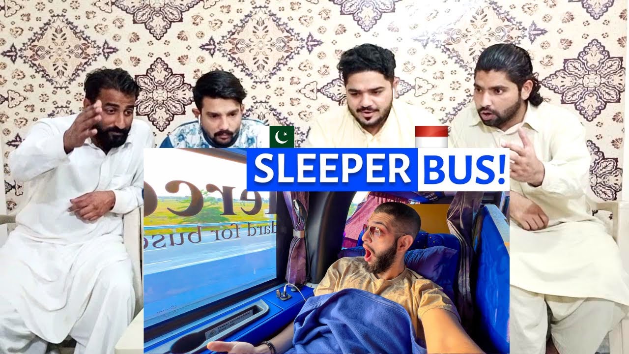 Luxury Sleeper Bus Jakarta To Surabaya!🇮🇩 - Sleeper Bus With Many Facilities! 🇵🇰 Reaksi | D-R-RUE
