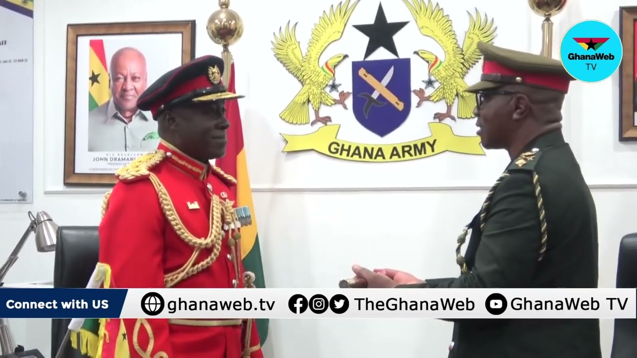 🪖Ghana's Chief of Army Staff bows out in grand ceremony