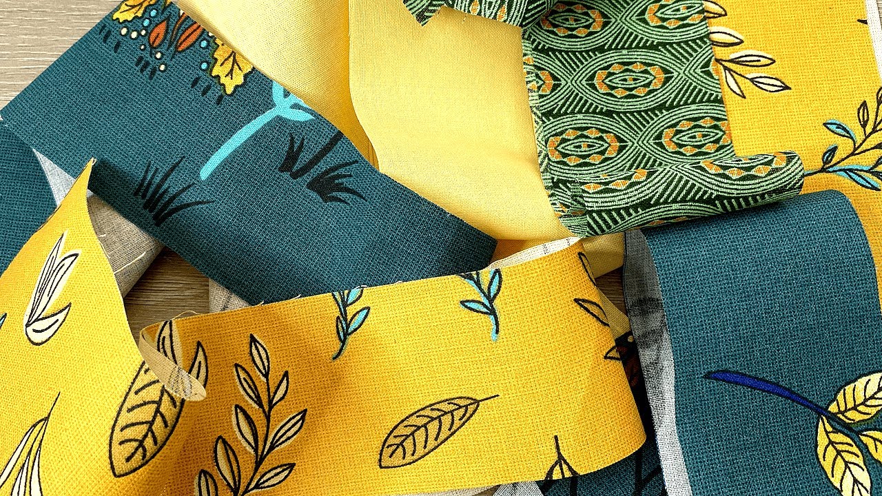 Всем труба! Ну очень красивая лоскутная заготовка DIY мастер класс
