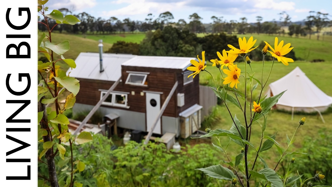 Stunning Tiny Home & Syntropic / Permaculture Food-Forest Gardens 🌱