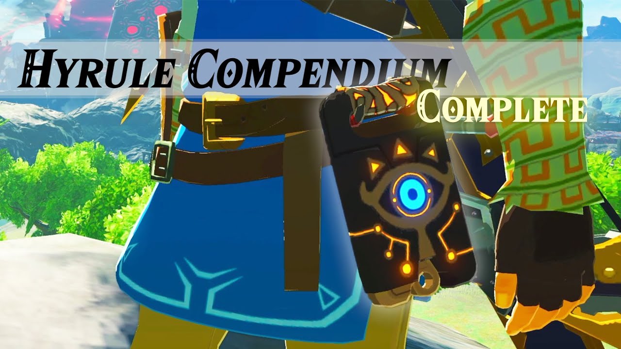 COMPENDIUM COMPLETE in Breath of the Wild