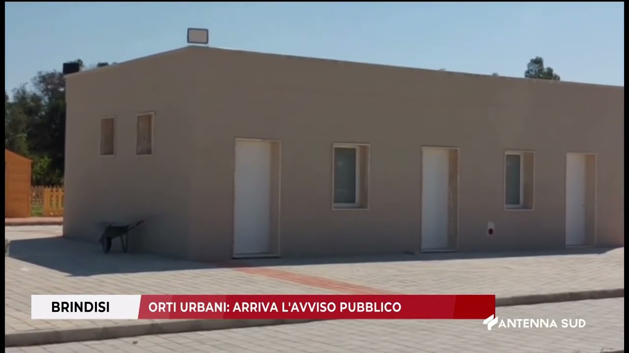 15 NOVEMBRE 2025 - BRINDISI - ORTI URBANI: ARRIVA L'AVVISO PUBBLICO