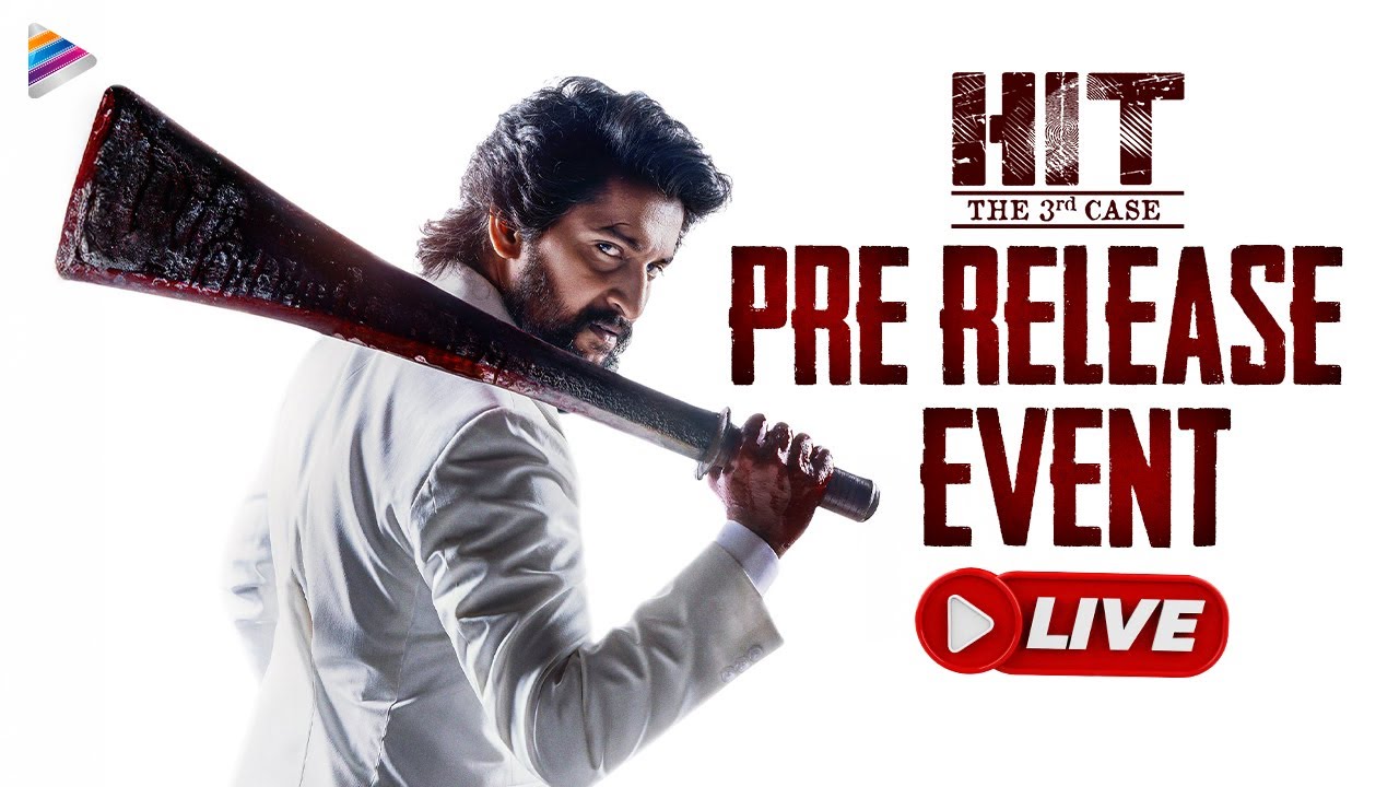 HIT 3 Pre Release Event LIVE | Nani | Srinidhi Shetty | Sailesh | Mickey J Meyer | Telugu FilmNagar