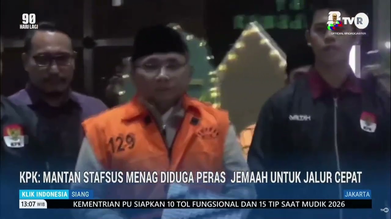 KPK Mantan Staf Khusus Menag Diduga Peras Jemaah Untuk Jalur Cepat