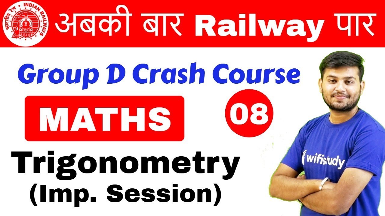 11:00 AM - Group D Crash Course | Maths by Sahil Sir | Day #08 | Trigonometry