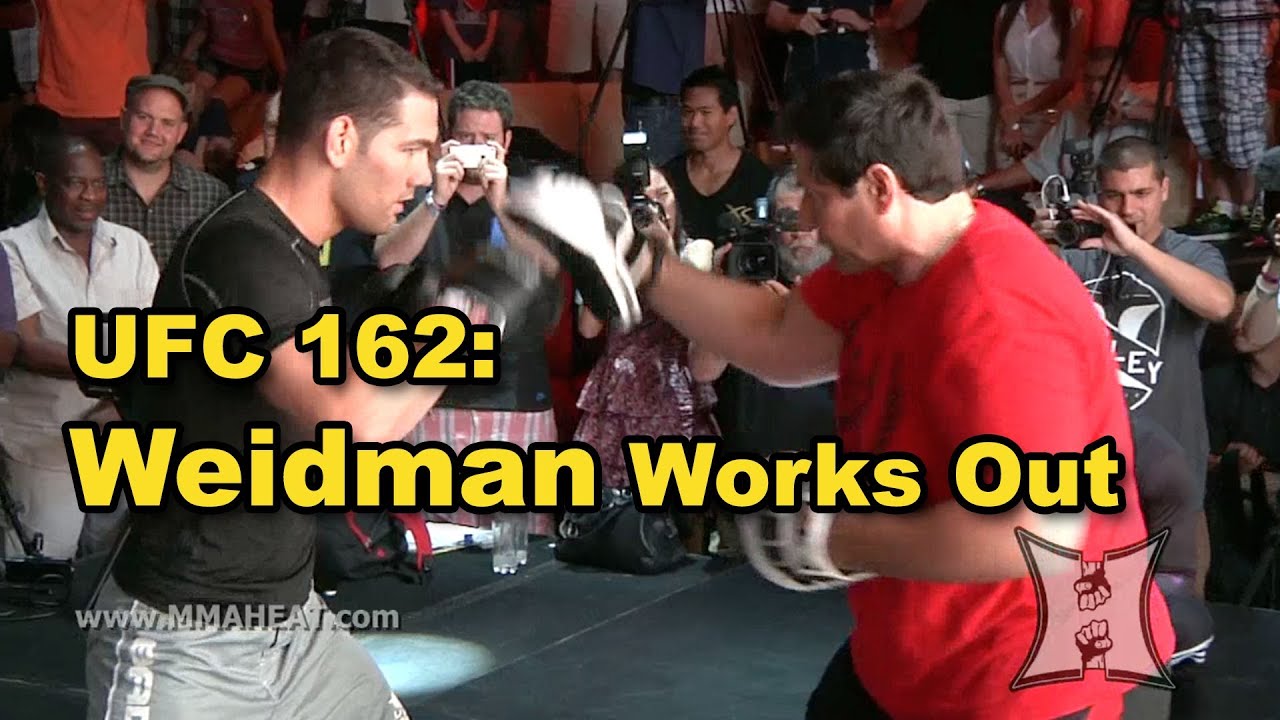 UFC 162: Chris Weidman's Complete Open Workout (unedited)
