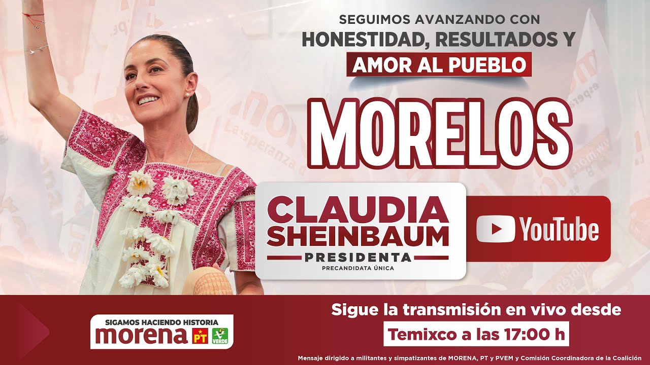 Encuentro con militantes y simpatizantes de Morena en Temixco, Morelos