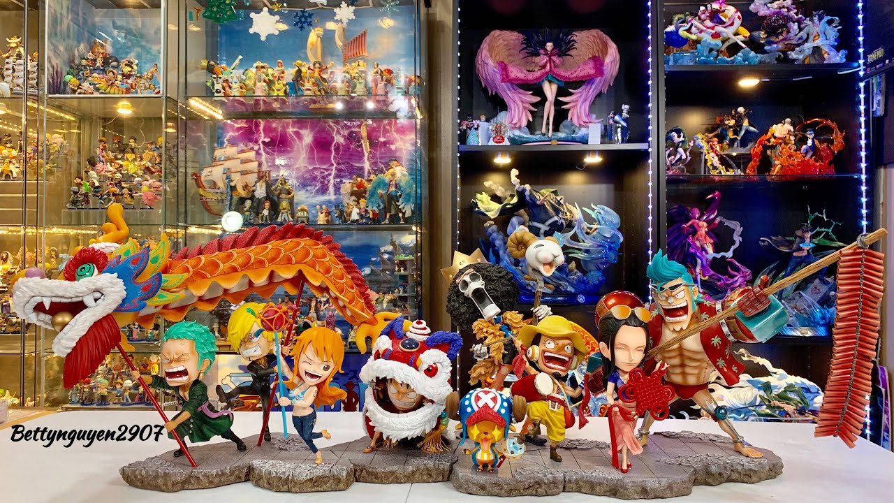 One Piece - Unboxing Resin Statue  LB Studio Spring Festival Strawhat Crew - Set 2 (full team)