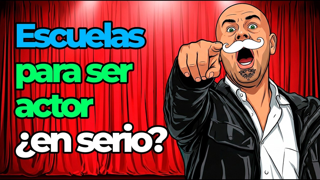 Escuelas para SER ACTOR, ¿formarse o no? 👽